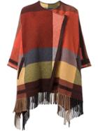 Etro Blanket Cape Coat, Women's, Size: 42, Nylon/viscose/mohair
