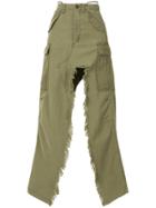 R13 Distressed Skirt - Green