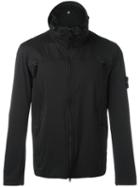 Stone Island Classic Windbreaker, Men's, Size: Xl, Black, Polyester/polyurethane Resin