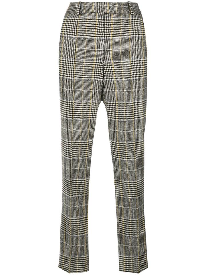 Ermanno Scervino Plaid Tailored Trousers - Grey