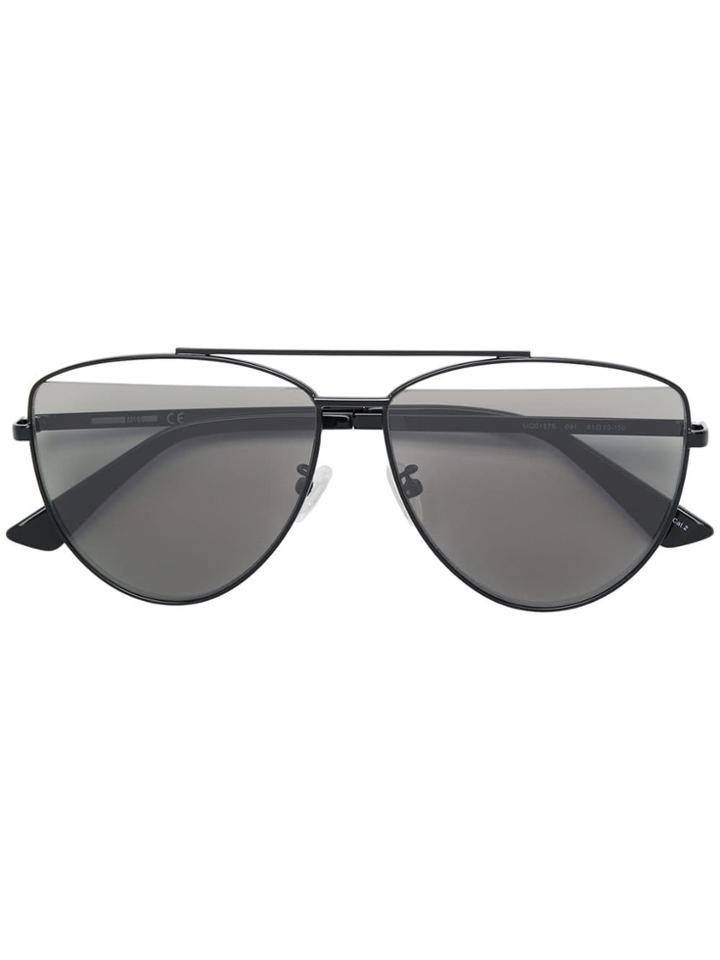Mcq By Alexander Mcqueen Eyewear Demi Lens Aviators - Black