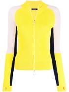 J.lindeberg Colour-block Zipped Cardigan - Yellow