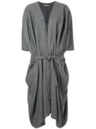 Nehera Belted Oversized Cardi-coat - Grey