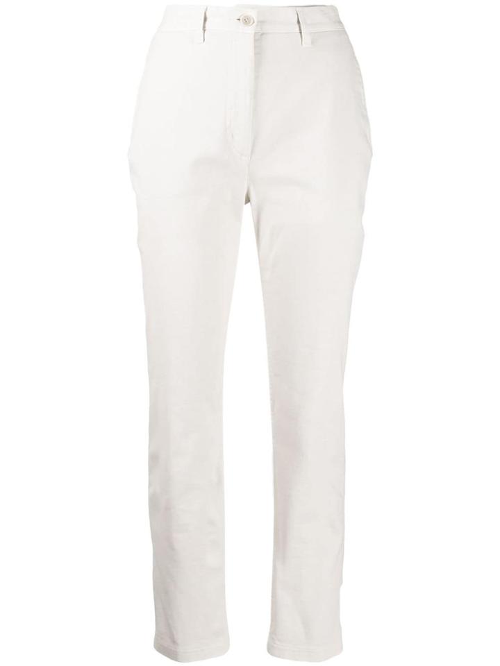 Aspesi Slim Fit Trousers - White