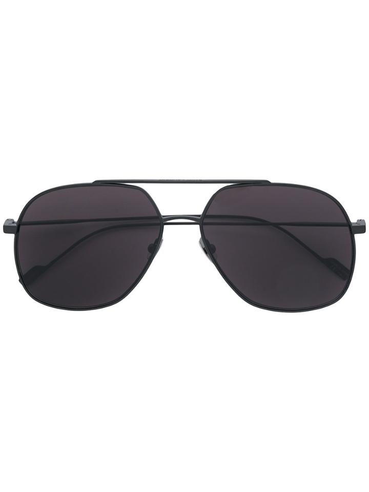 Saint Laurent Eyewear Aviator Sunglasses - Black
