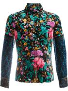 Pierre-louis Mascia Floral Pattern Shirt - Black
