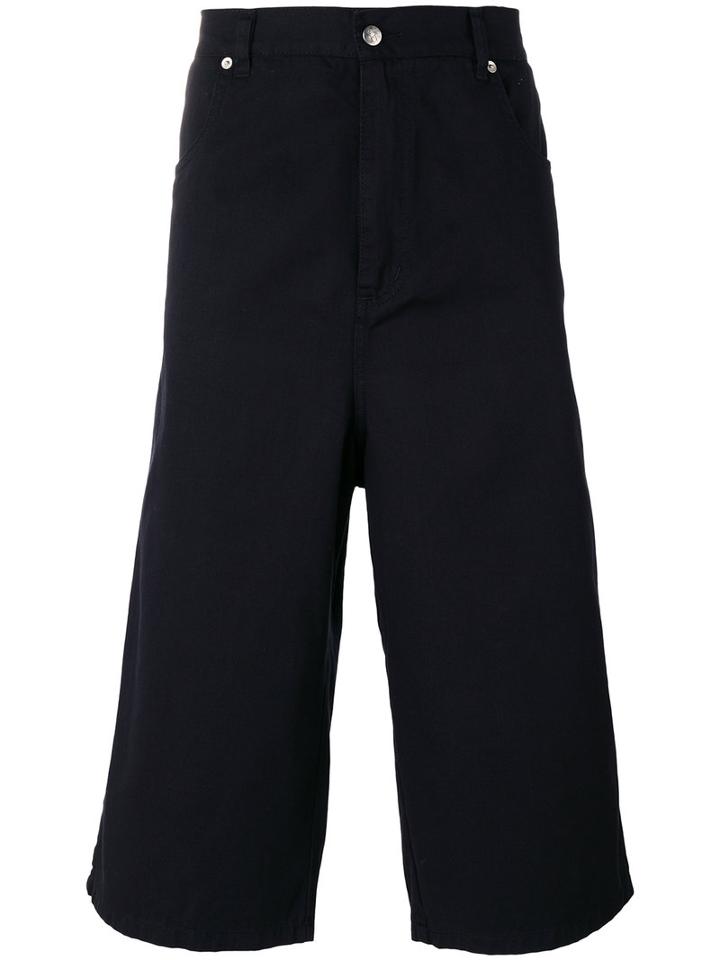 Société Anonyme 'summer Hackney' Cropped Trousers, Adult Unisex, Size: Xl, Blue, Cotton