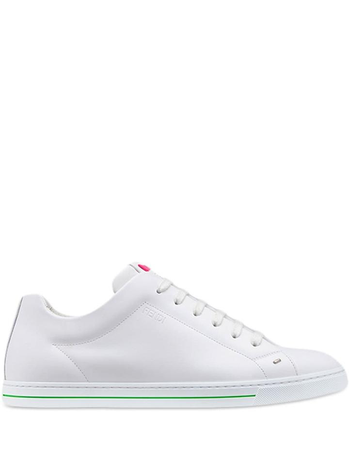 Fendi I See You Motif Sneakers - White