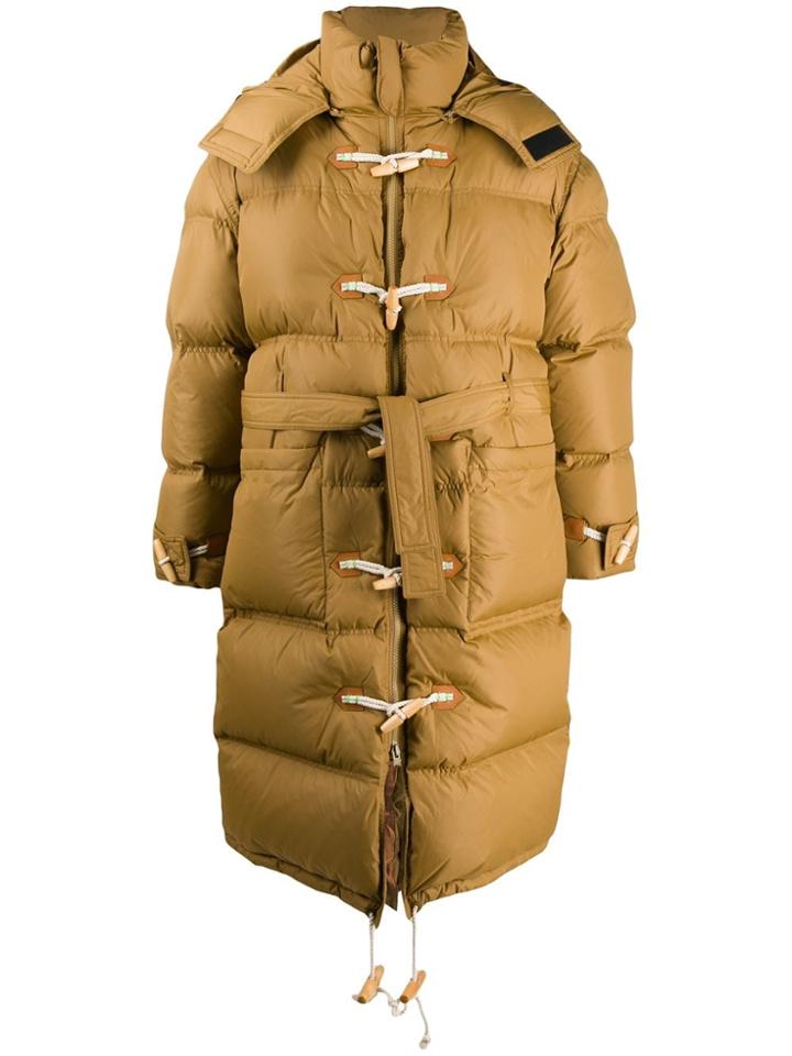 Ader Error Ong Duffle Duck Down Coat - Neutrals