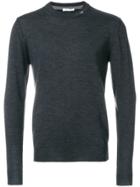 Paolo Pecora Notched Neckline Sweater - Grey