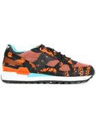 Saucony Patterned Panelled Sneakers - Black