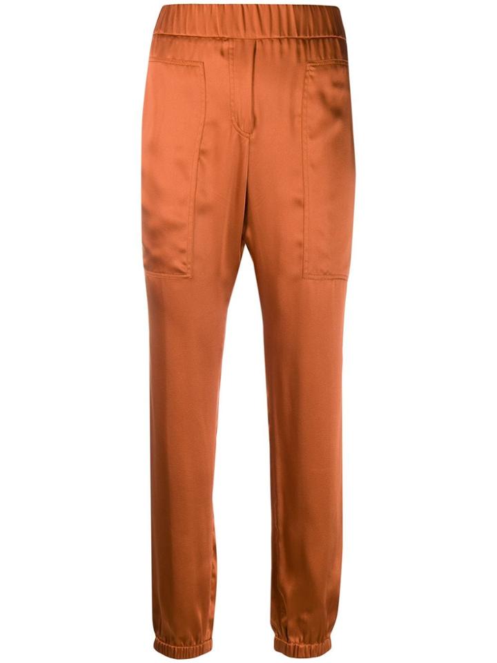 Fabiana Filippi Elasticated Waist Trousers - Orange