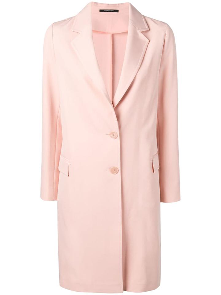 Tagliatore Loose Fitting Blazer Coat - Pink