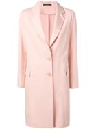 Tagliatore Loose Fitting Blazer Coat - Pink