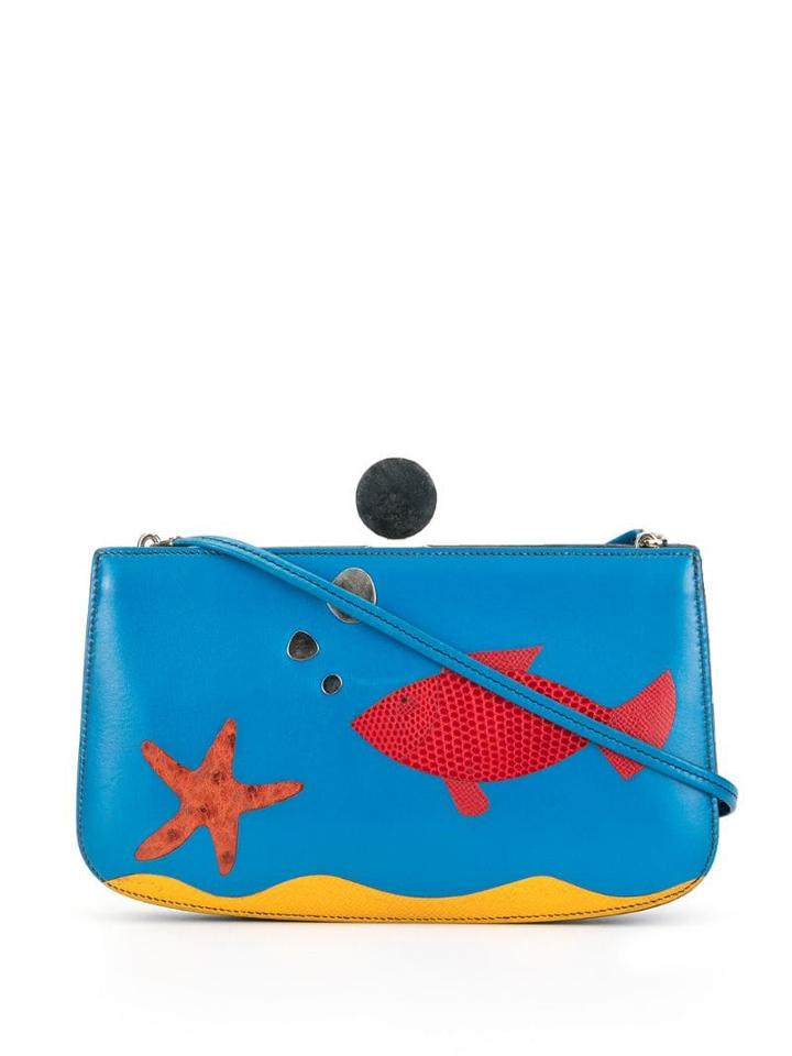 Hermès Pre-owned 1990 Sac A Malice Shoulder Bag - Blue