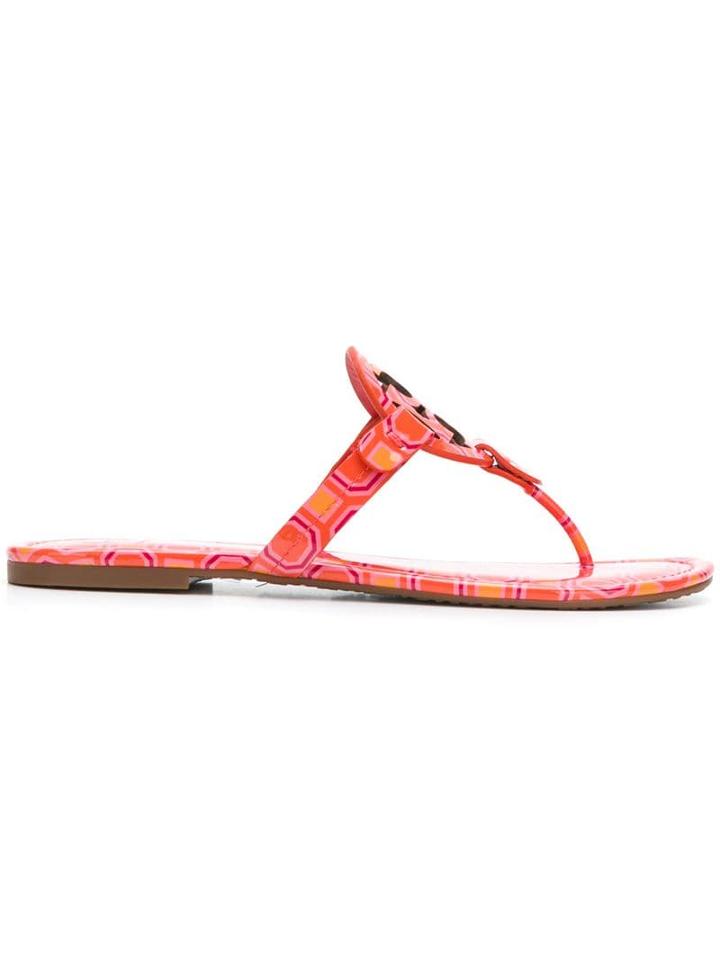 Tory Burch Miller Printed Sandals - Yellow