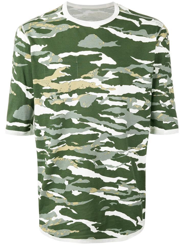 Maharishi - Camouflage Print T-shirt - Men - Cotton - M, Green, Cotton