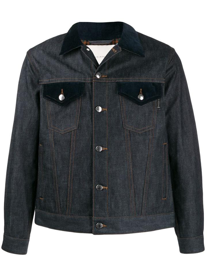 Mackintosh Fornighty Chest Pocket Jacket - Blue