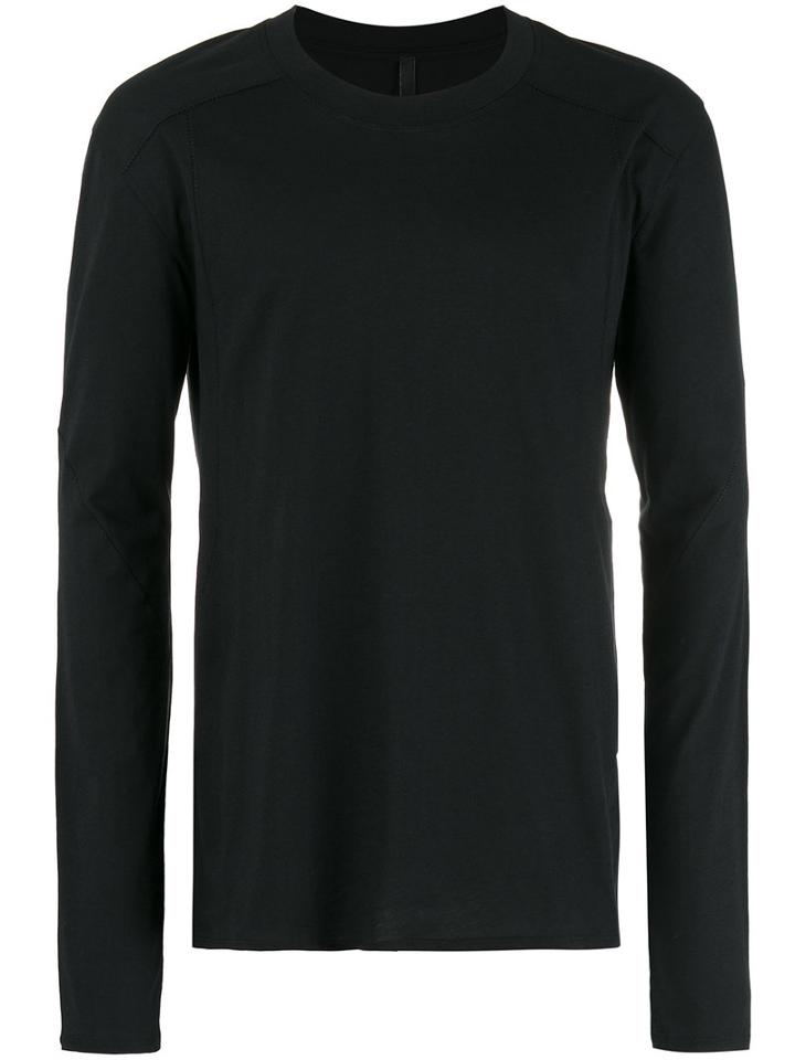 Barbara I Gongini Longsleeved T-shirt, Men's, Size: 50, Black, Cotton