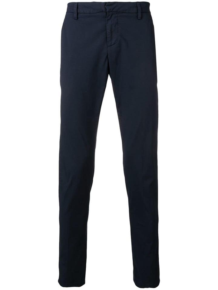 Dondup Regular Chino Trousers - Blue