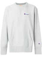 Champion Kangaroo-pocket Sweatshirt - Grey