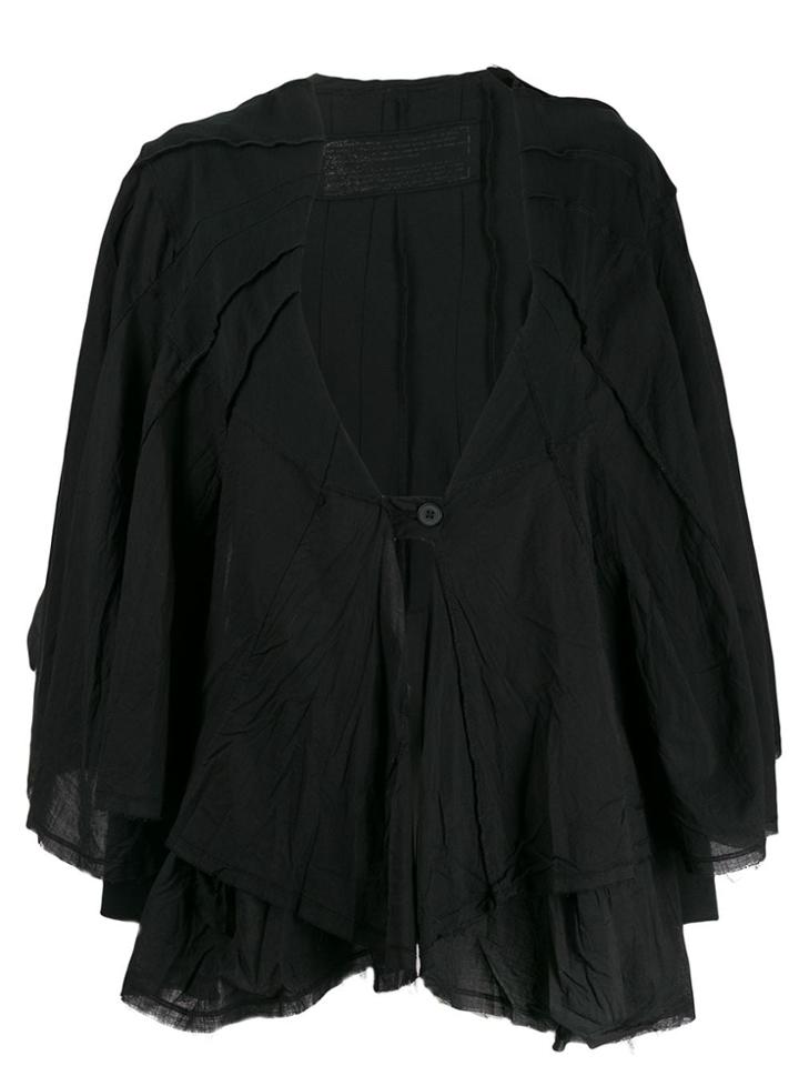 Rundholz Raw Hem Shawl - Black