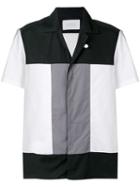 Low Brand Lowbrand X Houseofc Contrasting Panel Slim-fit Shirt - White
