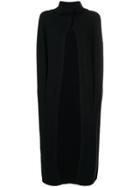 Stefano Mortari Knitted Cape - Black