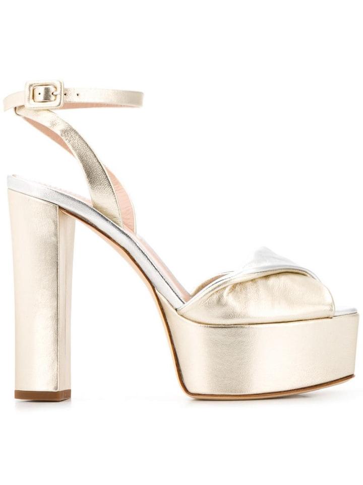 Giuseppe Zanotti Sahara Platform Sandals - Gold