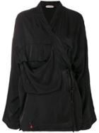 Giacobino Wrap Jacket - Black