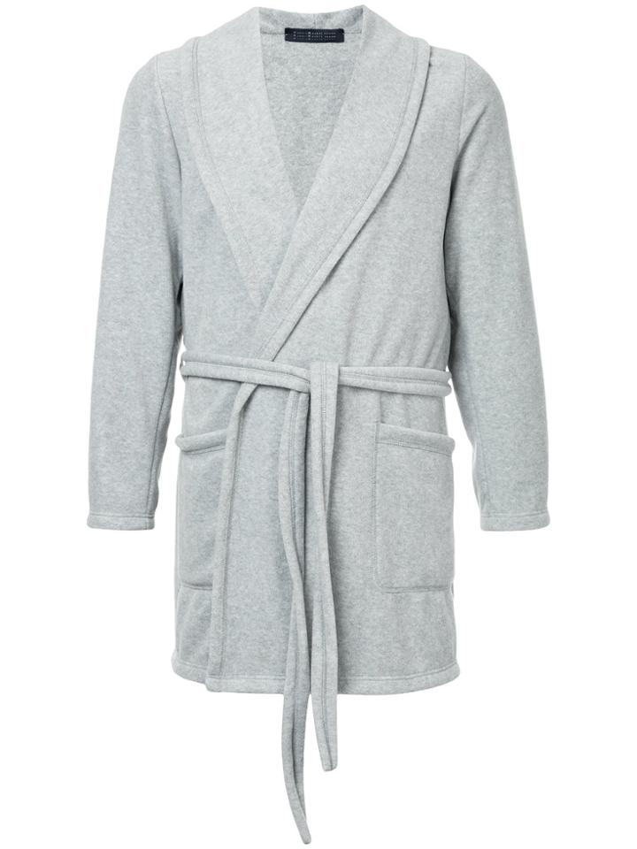 Harris Wharf London Soft Tie Waist Coat - Grey