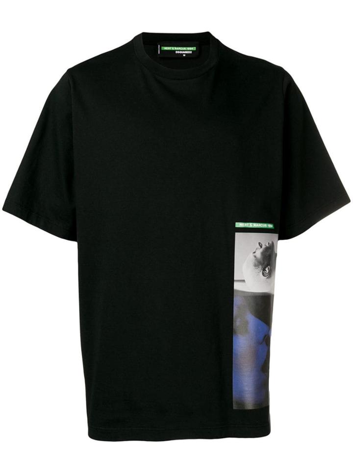 Dsquared2 X Mert And Marcus Printed T-shirt - Black