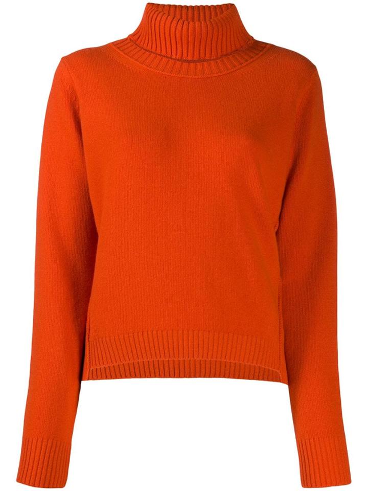 Dorothee Schumacher Knitted Roll Neck Jumper - Orange