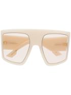 Dior Eyewear Oversized Frame Sunglasses - Neutrals