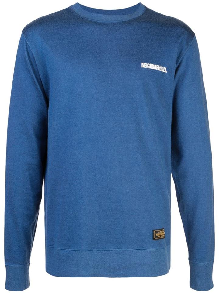 Neighborhood Crew Neck Sweatshirt - Blue