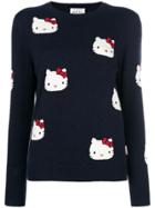 Chinti & Parker Hello Kitty Patch Sweater - Blue