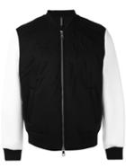 Neil Barrett - Zip-up Bomber Jacket - Men - Polyurethane/viscose - L, Black, Polyurethane/viscose
