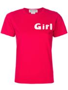 Comme Des Garçons Girl Logo T-shirt - Red