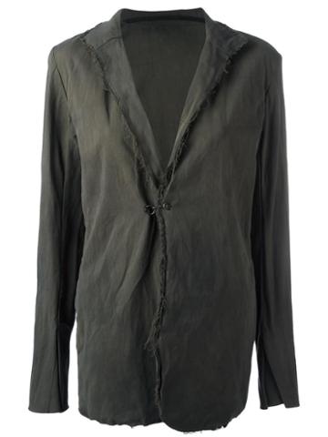 Atelier Suppan Relaxed Fit Blazer, Women's, Size: 2, Green, Cotton
