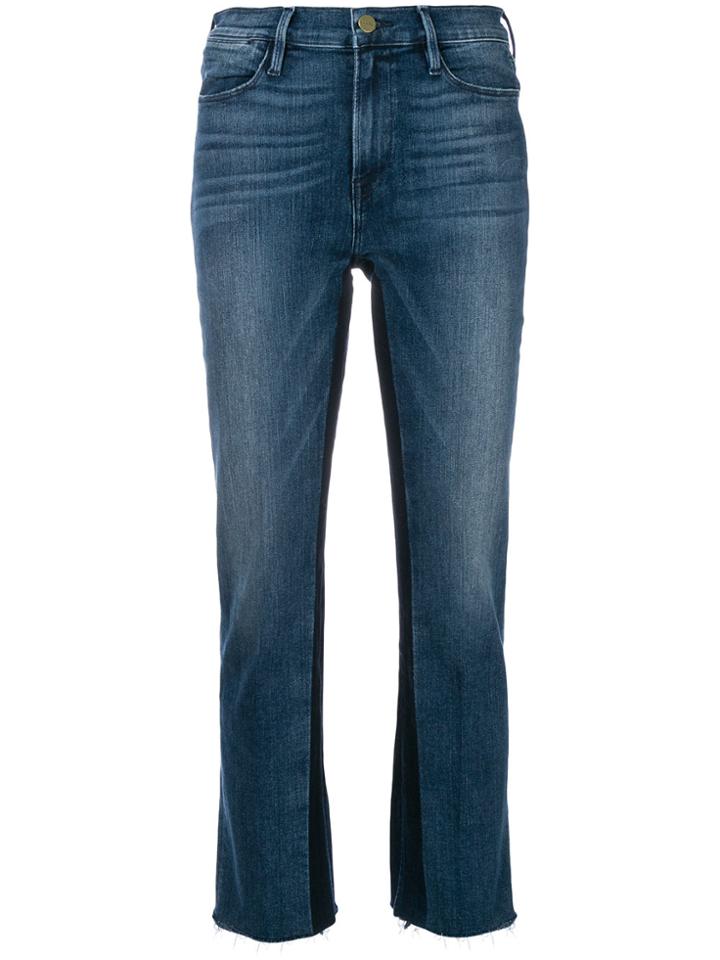 Frame Denim Raw Hem Jeans - Blue