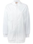 No21 Mesh Zipped Sport Jacket - White