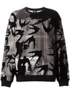 Mcq Alexander Mcqueen Swallow Motif Sweatshirt, Women's, Size: Medium, Black, Cotton