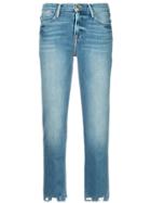 Frame Denim Le High Straight Fit Jeans - Blue
