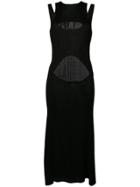 Sonia Rykiel Cut-out Midi Dress - Black