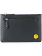 Anya Hindmarch Double Zip Pouch Printed Wink - Blue