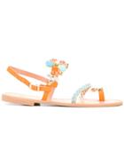 Christina Fragista Sandals Kerkyra O Sandals - Yellow & Orange