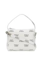 Courrèges Logo Stamp Tote Bag - White