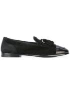 Alberto Fasciani Classic Tasseled Loafers - Black