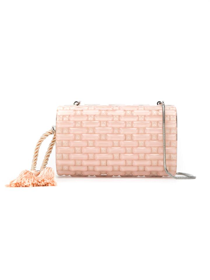 Isla Crystal Clutch - Nude & Neutrals