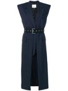 3.1 Phillip Lim Long Belted Vest - Blue